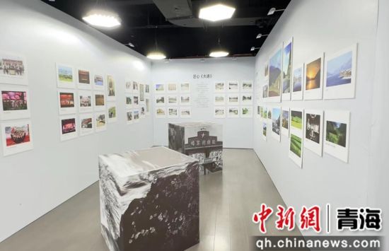 图为展览现场。大通县委宣传部 供图